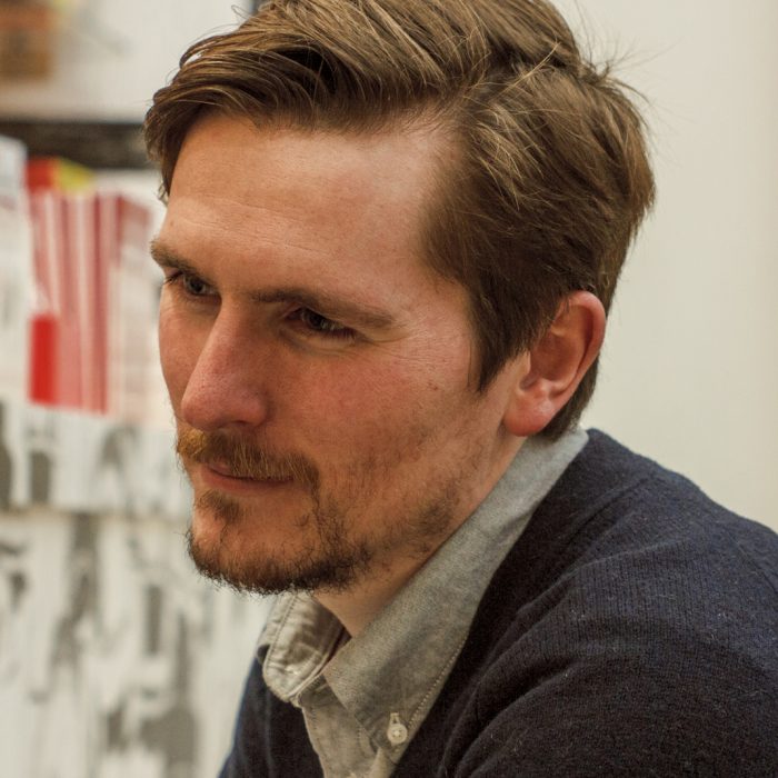 Photograph of the illustrator James Barker